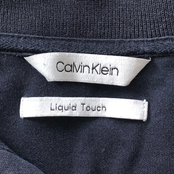 Calvin Klein Dark Navy Polo Size L - Picture 4 of 5